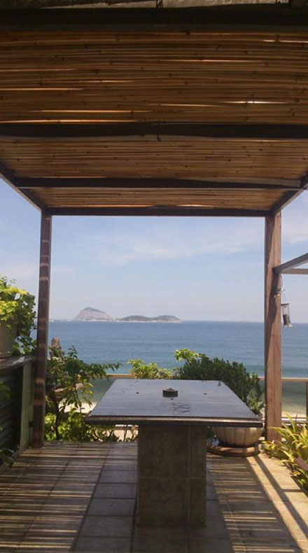 Forro de Bambu – Cobertura _ Av. Vieira Souto - Ipanema
