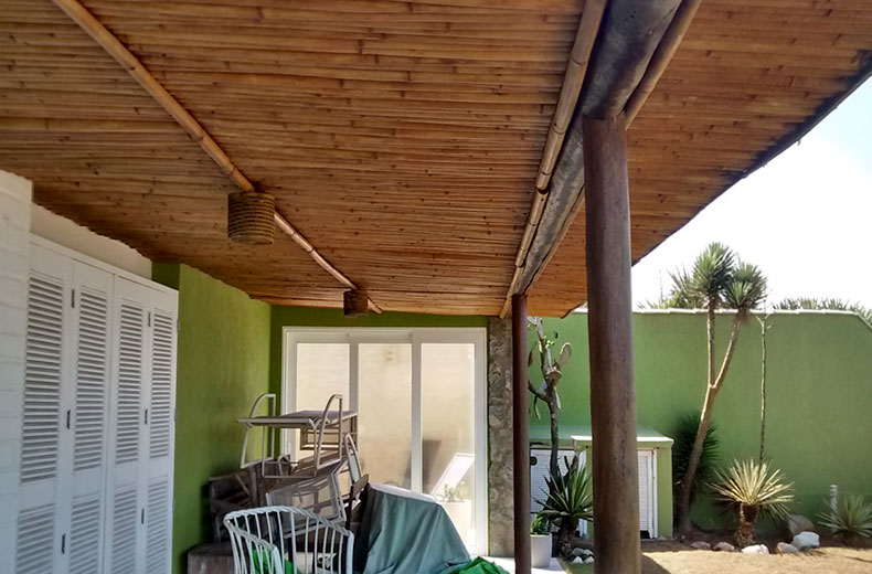 Forro de bambu – Casa Condominio - Manguinhos - Buzios