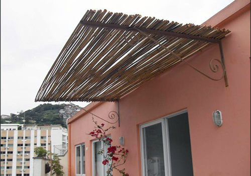 Pérgula de bambu - Cobertura - Laranjeiras